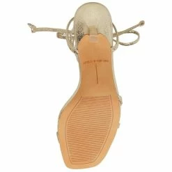 Top 10 ⭐ Chelsea & Violet Jalissa Metallic Ankle Wrap 👗 Dress 🩴 Sandals Light Gold 😉 -Chelsea & Violet Sales unnamed file 641