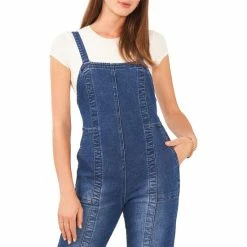 Outlet 🔥 Chelsea & Violet Sleeveless Square Neck Straight Leg Denim Jumpsuit Quartz Wash 🎉 -Chelsea & Violet Sales unnamed file 683