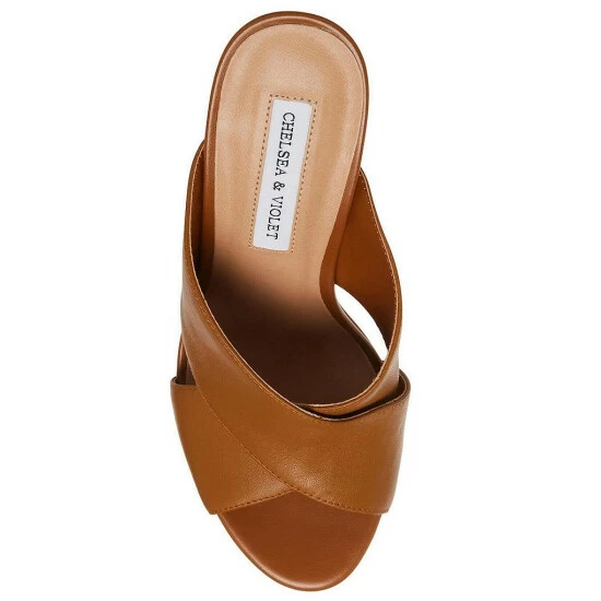 Flash Sale π₯° Chelsea & Violet Jean Cross-Band Leather π©΄ Sandals Honey π 7 Flash Sale π₯° Chelsea & Violet Jean Cross-Band Leather π©΄ Sandals Honey π - Image 5