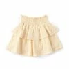Promo 🎁 Chelsea & Violet Big 👧 Girls 7-16 Crochet Detail Ruffle Tiered 👗 Skirt Yellow 🔔