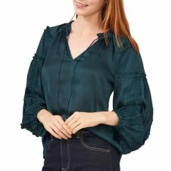 Top 10 ⭐ Chelsea & Violet Plisse Ruffle Split V-Neck Long Balloon Sleeve Blouse Antique White ⌛ 19 Top 10 ⭐ Chelsea & Violet Plisse Ruffle Split V-Neck Long Balloon Sleeve Blouse Antique White ⌛ -Chelsea & Violet Sales unnamed file 74