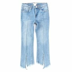 Outlet 😉 Chelsea & Violet Little 👧 Girls 2T-6X Center Split Pant Bleach 🔔