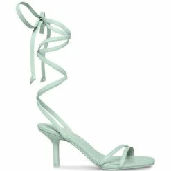 Coupon ⌛ Chelsea & Violet Jalissa Leather Ankle Wrap 👗 Dress 🩴 Sandals Jade ⭐ -Chelsea & Violet Sales unnamed file 752