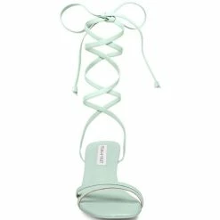 Coupon ⌛ Chelsea & Violet Jalissa Leather Ankle Wrap 👗 Dress 🩴 Sandals Jade ⭐ -Chelsea & Violet Sales unnamed file 755