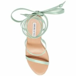 Best deal 🛒 Chelsea & Violet Mariah Ankle Wrap Wedge 🩴 Sandals Black 😀 -Chelsea & Violet Sales unnamed file 785