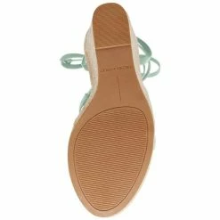 Best deal 🛒 Chelsea & Violet Mariah Ankle Wrap Wedge 🩴 Sandals Black 😀 -Chelsea & Violet Sales unnamed file 786