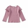 Deals 👏 Chelsea & Violet Baby 👧 Girls 12-24 Months Ribbed Ruffle Long Sleeve Tee Magenta 🛒 -Chelsea & Violet Sales unnamed file 823