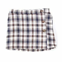 Best Sale 🛒 Chelsea & Violet Little 👧 Girls 2T-6X Plaid A-Line 👗 Skirt Taupe Plaid 👏