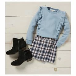 Best Sale 🛒 Chelsea & Violet Little 👧 Girls 2T-6X Plaid A-Line 👗 Skirt Taupe Plaid 👏 -Chelsea & Violet Sales unnamed file 833
