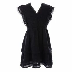 New 😉 Chelsea & Violet Big 👧 Girls 7-16 Lace Detail Ruffle Tiered 👗 Dress Light Clay 💯 -Chelsea & Violet Sales unnamed file 836