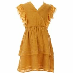 New 😉 Chelsea & Violet Big 👧 Girls 7-16 Lace Detail Ruffle Tiered 👗 Dress Light Clay 💯 -Chelsea & Violet Sales unnamed file 840