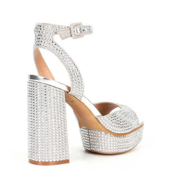 Deals π Chelsea & Violet Cora Rhinestone Embellished Platform π Dress π©΄ Sandals Gold π€© 4 Deals π Chelsea & Violet Cora Rhinestone Embellished Platform π Dress π©΄ Sandals Gold π€© - Image 2