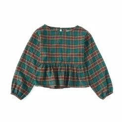 Best reviews of 😀 Chelsea & Violet 👧 Girls Big 👧 Girls 7-16 Plaid Long Sleeve Baby Doll Top Multi 🛒
