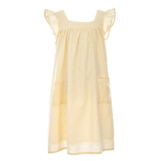 Brand new π Chelsea & Violet Big π§ Girls 7-16 Woven Flutter Sleeve π Dress Light Yellow β€οΈ 3 Brand new π Chelsea & Violet Big π§ Girls 7-16 Woven Flutter Sleeve π Dress Light Yellow β€οΈ