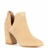 Best Pirce 👏 Chelsea & Violet Rubi Suede Pointed Toe Dip Ankle Booties Sand 😍 -Chelsea & Violet Sales unnamed file 94