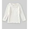 Best reviews of 💯 Chelsea & Violet Baby 👧 Girls 12-24 Months Woven Ruffle Collar Ribbed Long Sleeve Top Ivory ❤️ -Chelsea & Violet Sales unnamed file 940