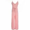 Cheapest ⌛ Chelsea & Violet 👧 Girls Big 👧 Girls 7-16 Sleevless V-Neck Tie-Waist Jumpsuit Pink ⌛ -Chelsea & Violet Sales unnamed file 970